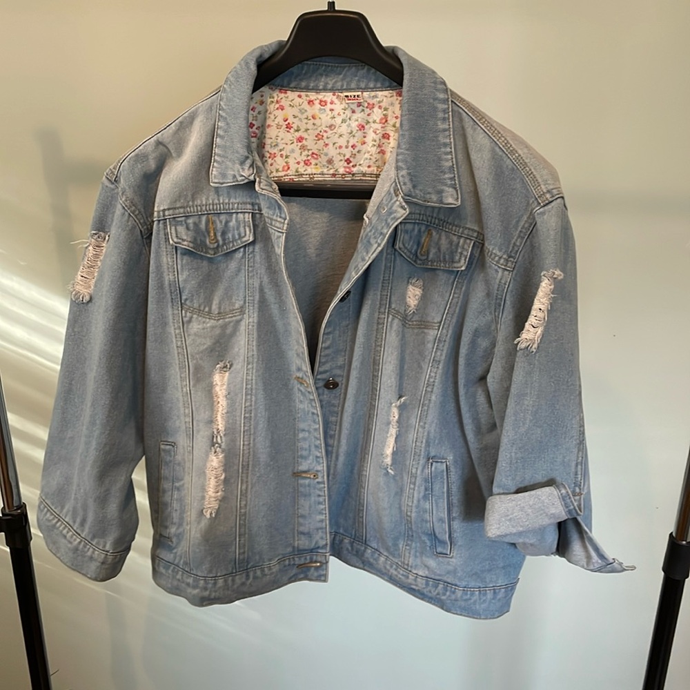 3XL light color Jean jacket